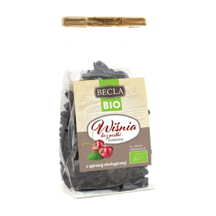 Wiśnia Bez Pestki Suszona Eko 100 G  Owocowy Zagajnik - Wyprzedaż