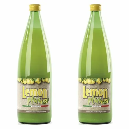 2 x Sok Cytrynowy z Cytryn Ekologicznych Bio 1 l - Eurofood