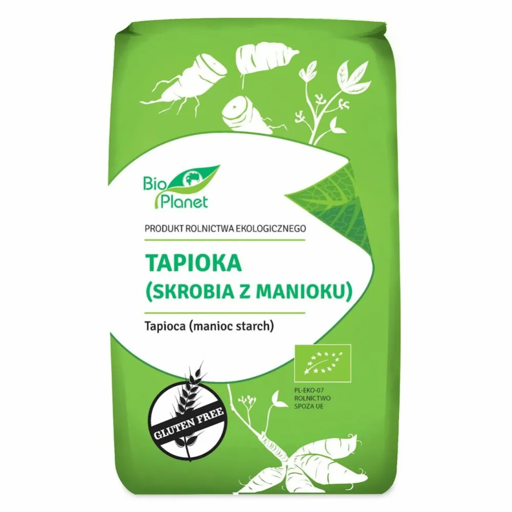 Tapioka Skrobia z Manioku Bezglutenowa Bio 800 g - Bio Planet