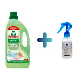 Żel do Prania Tkanin Aloesowy 1,5 l - Frosch + GRATIS Allergoff Spray MINI 120 ml - ICB Pharma