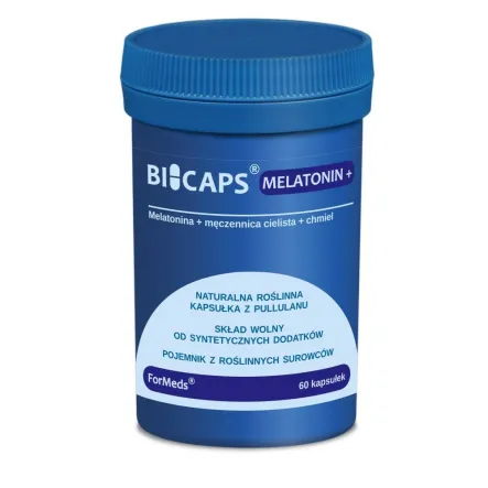 BICAPS Melatonin+ 60 Kapsułek - Formeds