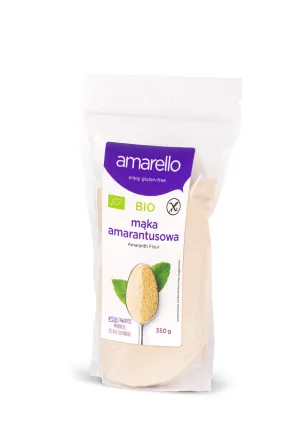 Mąka Amarantusowa Prażona/Instant Bezgutenowa Bio 300g-Amarello Przecena Krótka Data Minimalnej Trwałości