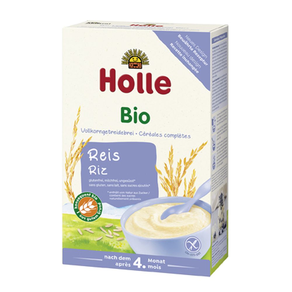 Kaszka Ryżowa Pełnoziarnista Bez Dodatku Cukru Bezglutenowa Bio 250 g - Holle