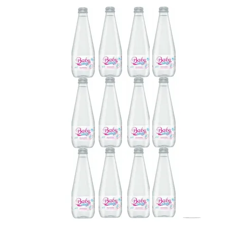 12 x Woda Źródlana Niegazowana 330 ml (Szklana Butelka) - Baby Zdrój