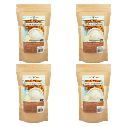 4 x Mąka Migdałowa Bezglutenowa 500 g Pięć Przemian