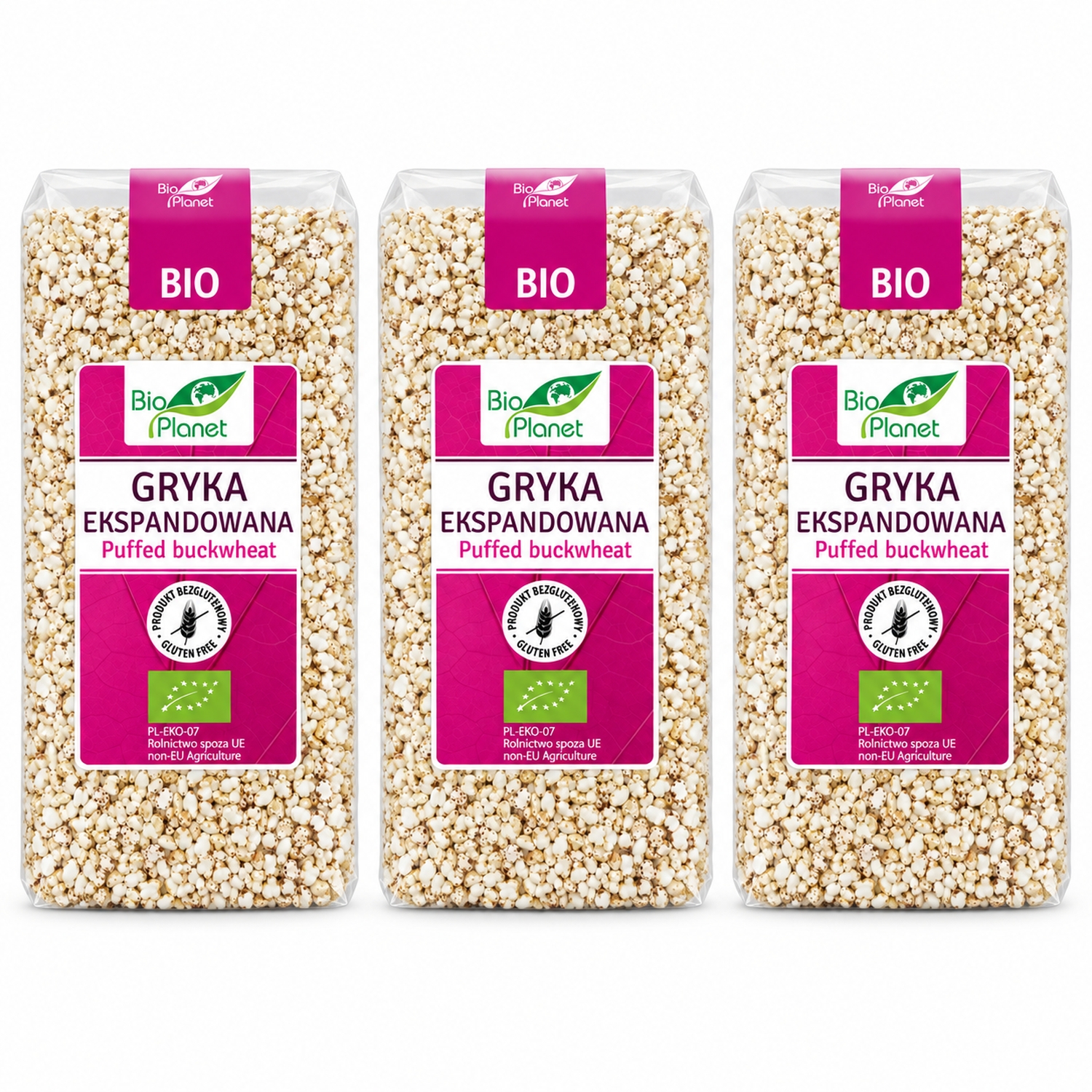 3 x Gryka Ekspandowana Bezglutenowa Bio 100 g - Bio Planet