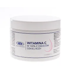 Witamina C z Dzikiej Róży w Proszku 300 g - Jantar ( Ascorbic Acid )