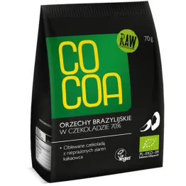 Orzechy Brazylijskie w Surowej Czekoladzie Bio 70 g Cocoa
