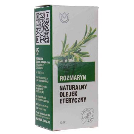 Naturalny Olejek Eteryczny Rozmaryn 12 ml - Naturalne Aromaty