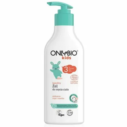 Żel Do Mycia Ciała Łagodny od 3 Roku Życia 300 ml - OnlyBio Kids