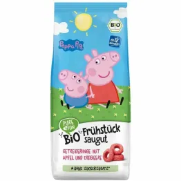 Kółeczka Śniadaniowe Bez Dodatku Cukru Jabłko - Truskawka BIO 125 g - Świnka Peppa