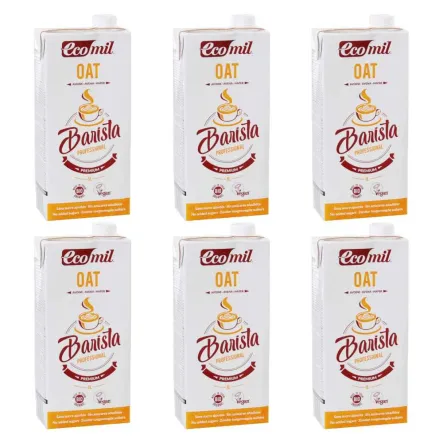 6 x Napój Owsiany Barista Bio 1 l UHT  Ecomil