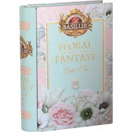 Herbata Zielona Liściasta z Dodatkami Floral Fantasy Book Vol. III Puszka 100 g  - BASILUR 