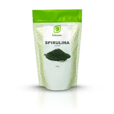 Spirulina w Proszku 200 g - algi sproszkowane- Intenson