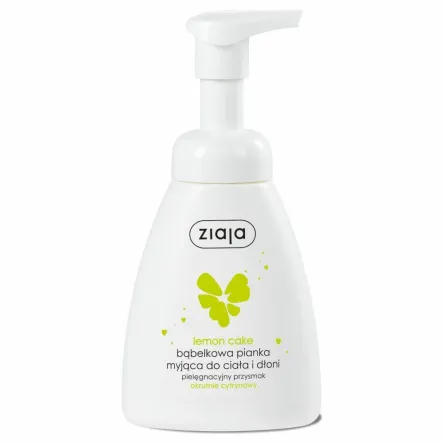 Bąbelkowa Pianka Myjąca do Ciała i Dłoni LEMON CAKE 250 ml - Ziaja
