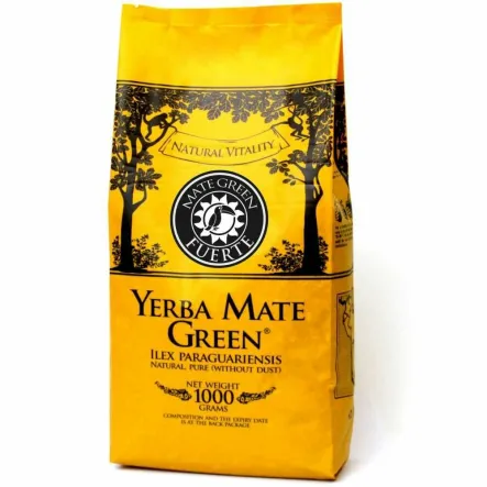 Yerba Mate Green FUERTE - 1 kg - Wyprzedaż