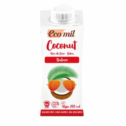 Napój Kokosowy Bez Dodatku Cukru Bio 200 ml - Ecomil