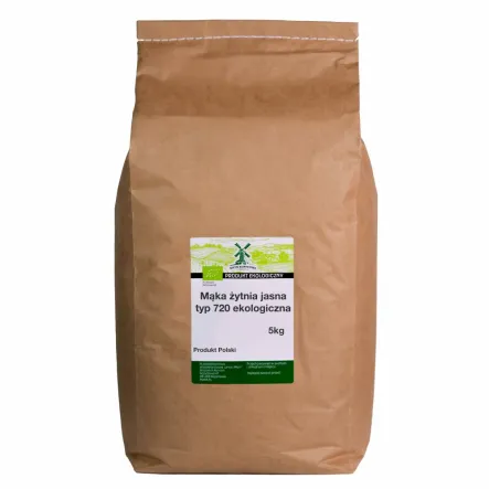 Mąka  Żytnia Typ 720 Eko 5 kg - Młyn Kopytowa