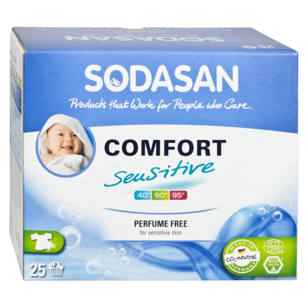 Ekologiczny Bezzapachowy Proszek do Prania Comfort Sensitive 1,2 kg Sodasan - Wyprzedaż