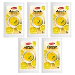 5 x Galaretka o Smaku Cytrynowym Bez Dodatku Cukru Keto 13 g - Wodzisław