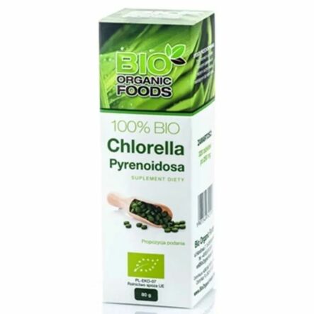 Bio Chlorella Pyrenoidosa 80 g (320 Tabletek) - Bio Organic Foods