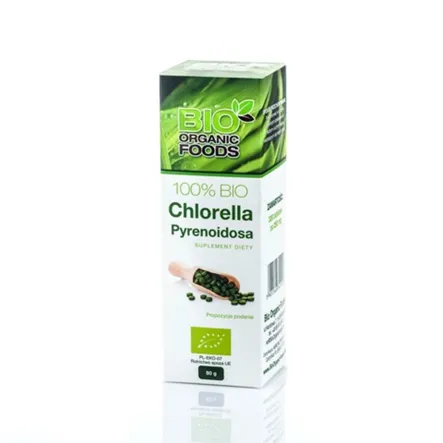 100% Bio Chlorella Pyrenoidosa 80 g Bio Organic Foods