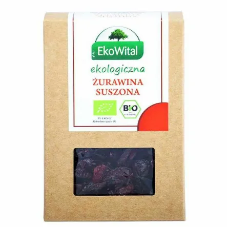 Żurawina Suszona Bio 125 g - EkoWital