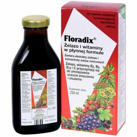 Żelazo i Witaminy Płyn 250 ml - Floradix