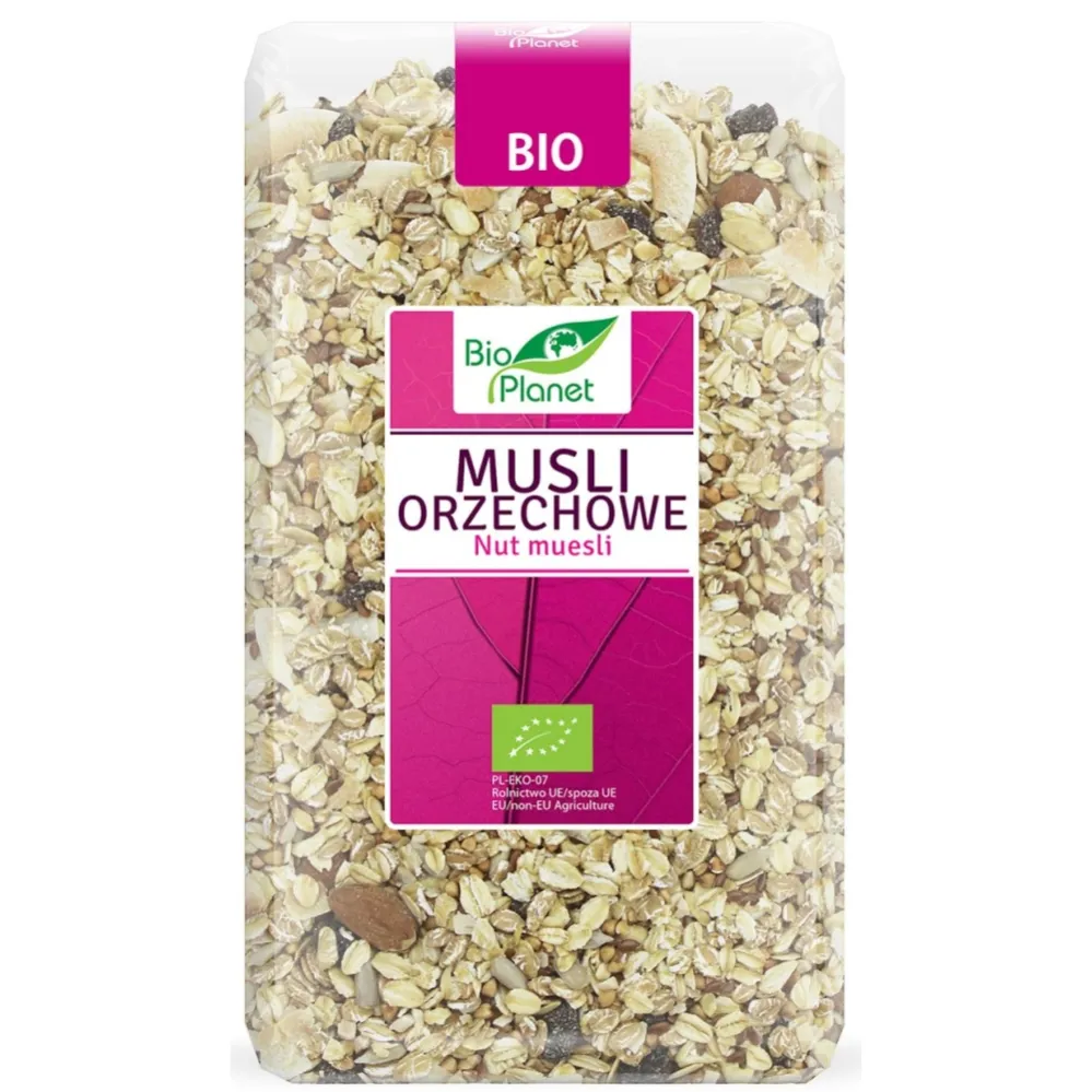 Musli Orzechowe Bio 600 g Bio Planet