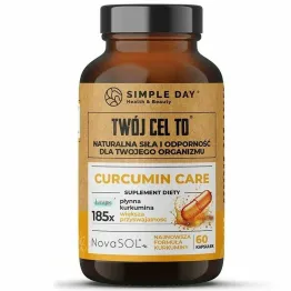 Curcumin Care - Twój Cel To: Naturalna Siła i Odporność 60 Kapsułek - Simple Day