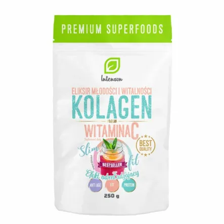 Kolagen +Witamina C 250 g - Intenson