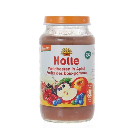 Deser Dla Niemowląt Owoce Leśne / Jabłko Bio 220 G - Holle 