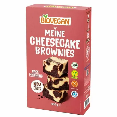 Mieszanka Na Sernikobrownie Bezglutenowa Bio 480 g - Biovegan - Przecena Krótka Data Minimalnej Trwałości