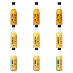 3 x ŁYK Życia (Imbir, Miód, cytryna, Woda Kokosowa, Kurkuma, Pieprz Cayenne) 50 ml - Drest + 3 x ŁYK Energii (Imbir, Miód, Cytryna, Woda Kokosowa, Ananas) 50 ml - Drest + 3 x ŁYK Imbiru (Imbir, Miód, Cytryna, Woda Kokosowa) 50 ml - Drest