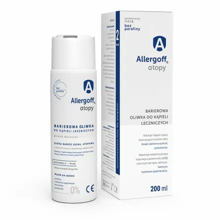 Allergoff Atopy - Barierowa Oliwka do Kąpieli Leczniczych 200 ml - ICB Pharma