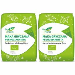 2 x Mąka Gryczana Pełnoziarnista Bio 1 kg - Bio Planet