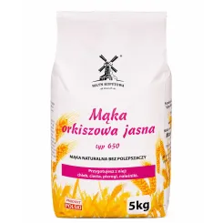 Mąka Orkiszowa Jasna Typ 650 5 kg - Młyn Kopytowa