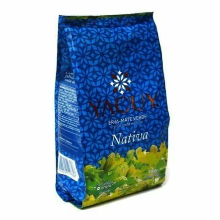 Yerba Mate Yacuy Tradicional Nativa Niebieska 1 kg - Przecena Krótka Data Minimalnej Trwałości