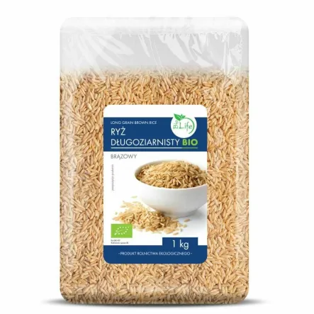 Ryż Brązowy Długoziarnisty Bio 1 kg BioLife