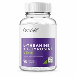 L-Theanine + L-Tyrosine Vege 90 Kapsułek -OstroVit