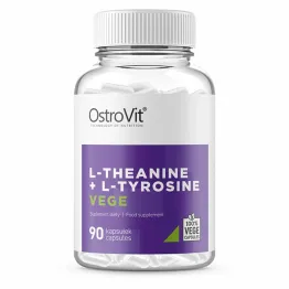 L-Theanine+ L-Tyrosine Vege 90 Kapsułek -OstroVit