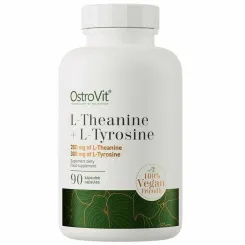 L-Teanina+ L-Tyrozyna 90 Kapsułek Vege - OstroVit