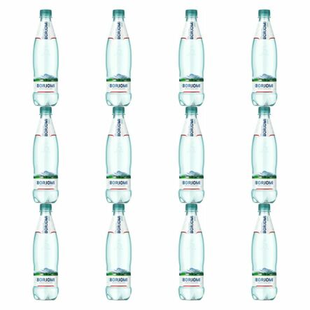 12 x Naturalna Woda Mineralna Naturalnie Wysoko Nasycona CO2 Wysoko Zmineralizowana PET 500 ml - Borjomi