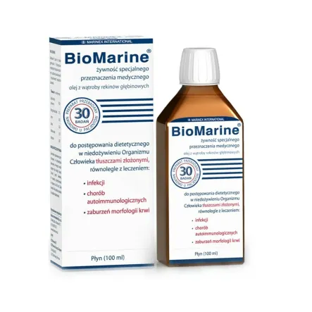 Olej z Wątroby Rekinów Głębinowych 100 ml - BioMarine