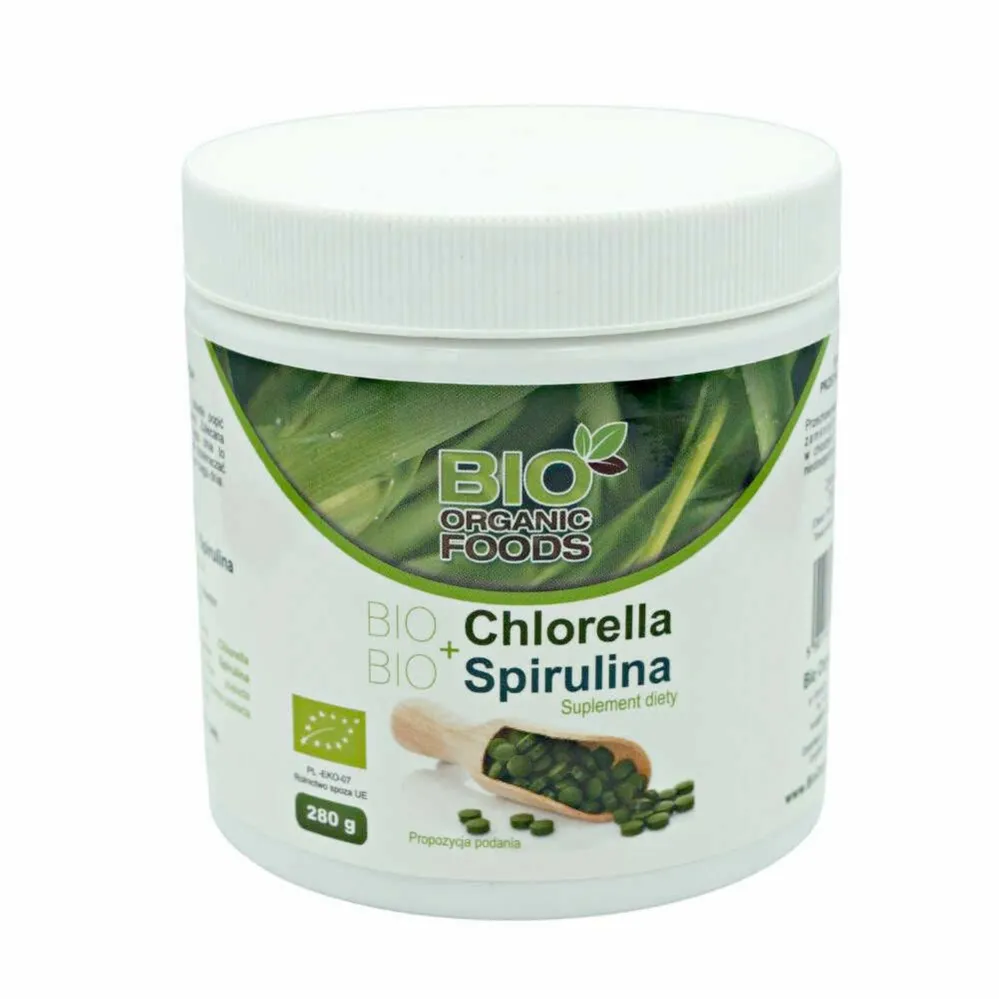 Spiruline Chlorella Bio En Gélules 2300mg - Complément Superfoods Détox