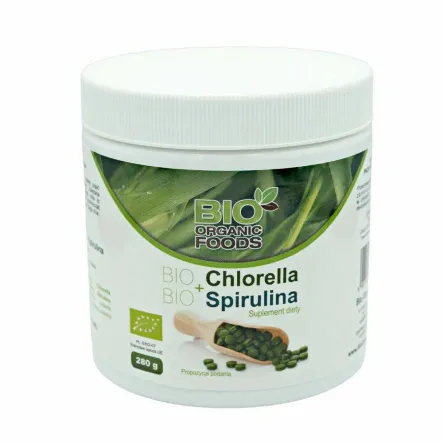 BIO Chlorella+ BIO Spirulina 280 g - Bio Organic Foods
