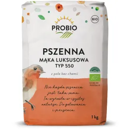 Mąka Pszenna Biała Typ 550 Luksusowa Bio 1 kg  - Bioharmonie