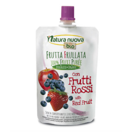 Przecier Jabłkowy z Czerwonymi Owocami Bio 100 g Natura Nuova