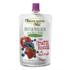Przecier Jabłkowy z Czerwonymi Owocami Bio 100 g Natura Nuova