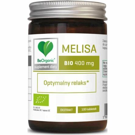 Melisa Bio 400 mg 100 Tabletek - BeOrganic